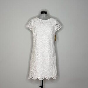 Cremieux Lily Short-Sleeved Shift Dress